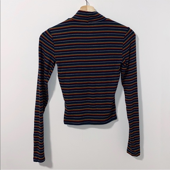 Striped Turtle Neck Top - Picture 3 of 3